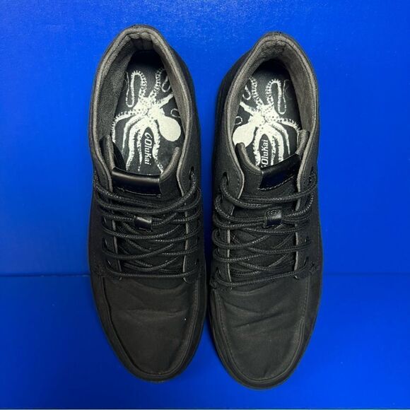 Olukai Mens Nalukai Kapa Black Canvas Lace Up Boot 9.5 - Picture 8 of 11